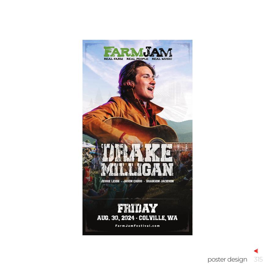 FarmJam — Drake Milligan — Poster Design by Joel Kelley